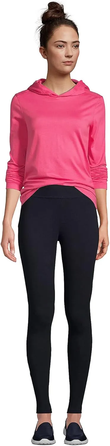 Lands' End Women's Starfish Mid Rise Knit Leggings