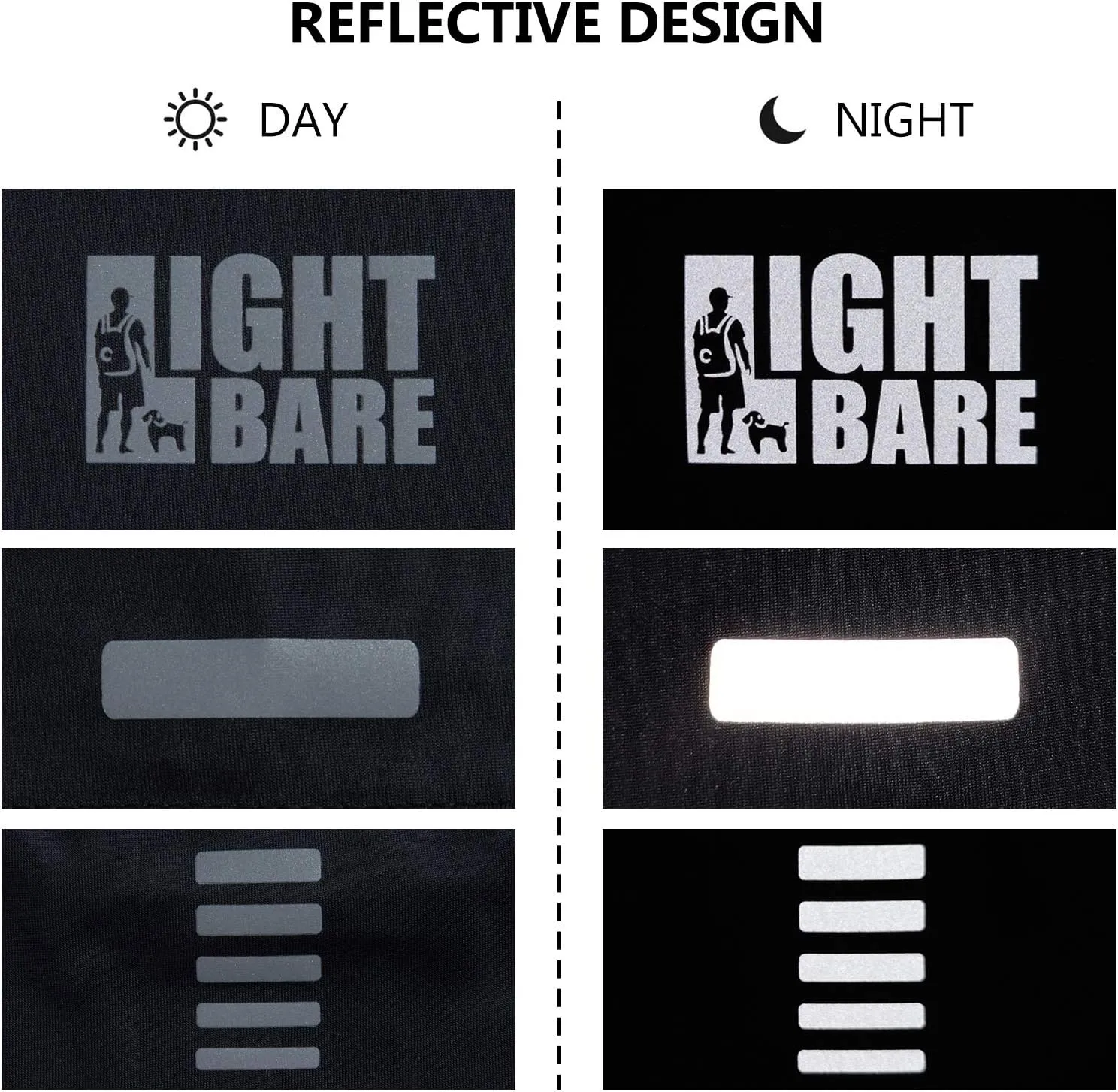 Lightbare UPF50  Men's Dry Fit T-Shirts Short Sleeve Sun Protection Shirts for Running Workout Sports