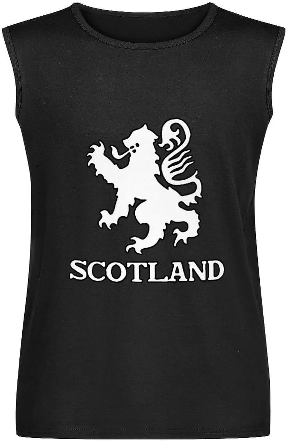Lion Rampant Scotland Scottish Men's Sleeveless Shirts Muscle Tank Top Gym Workout T Shirt