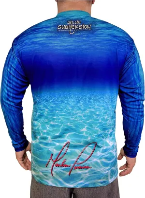 Long Sleeve UV Sun Protection UPF 40  Lightweight Quick Dry Fishing Shirt Outdoors Swimming Made in USA