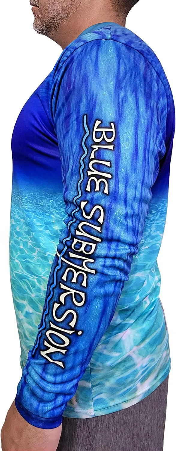 Long Sleeve UV Sun Protection UPF 40  Lightweight Quick Dry Fishing Shirt Outdoors Swimming Made in USA