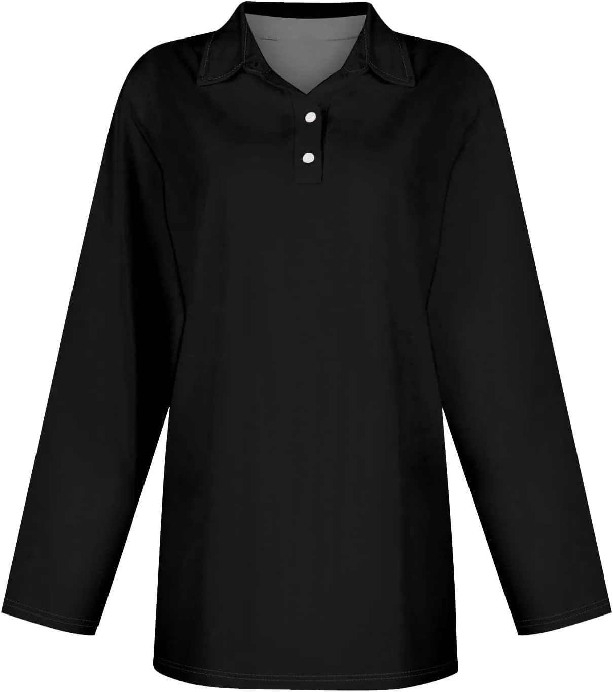 Long Sleeve Work Polo Shirt for Women Quick Dry Athletic Tennis Golf T Shirt Fashion Casual Office Dressy Tunic Tees