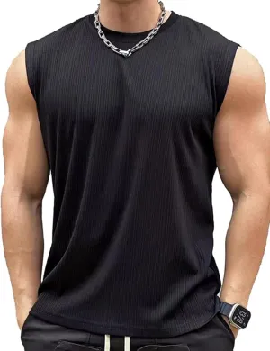 maytopia Mens Athletic Tank Tops Workout Sleeveless Muscle Shirts Quick Dry Gym Bodybuilding Tee Shirts