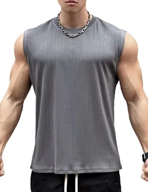 maytopia Mens Athletic Tank Tops Workout Sleeveless Muscle Shirts Quick Dry Gym Bodybuilding Tee Shirts