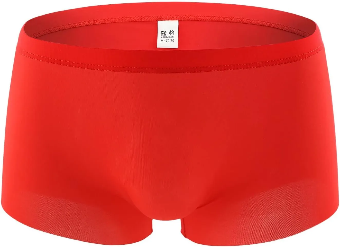 Men Underwear Men's Boxer Briefs Regular Long Spandex Knit Boxer