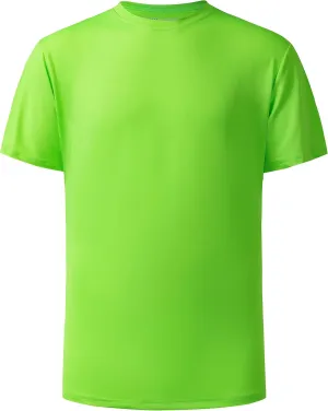 Mens Active T Shirts High Visible Sun Protection Cool Dry Fit Athletic Running Shirts Men's Rash Guard