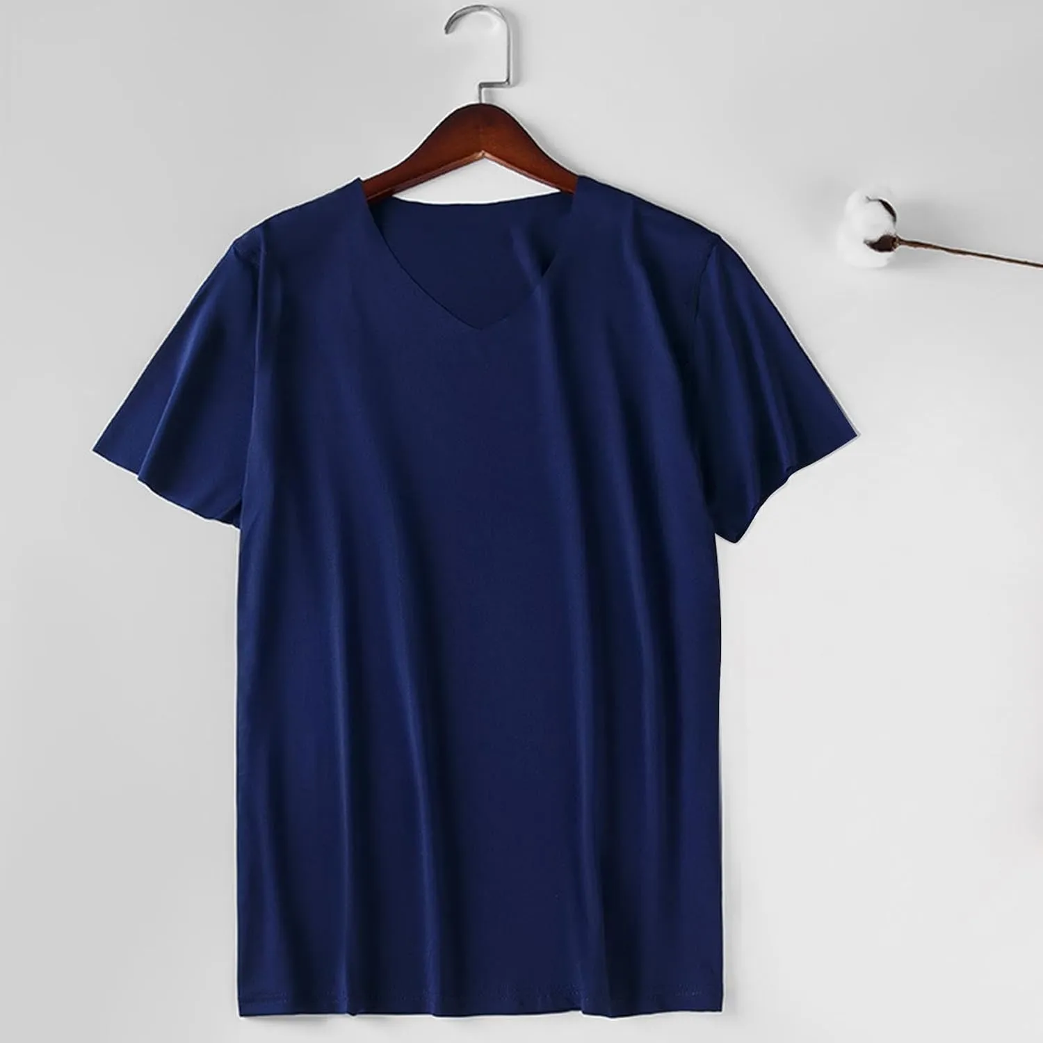 Mens Athletic Shirts Short Sleeve V Neck Quick Dry T-Shirts Workout Soft Moisture Wicking Running Gym Casual Tee Tops