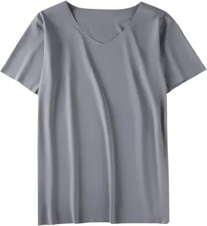 Mens Athletic Shirts Short Sleeve V Neck Quick Dry T-Shirts Workout Soft Moisture Wicking Running Gym Casual Tee Tops