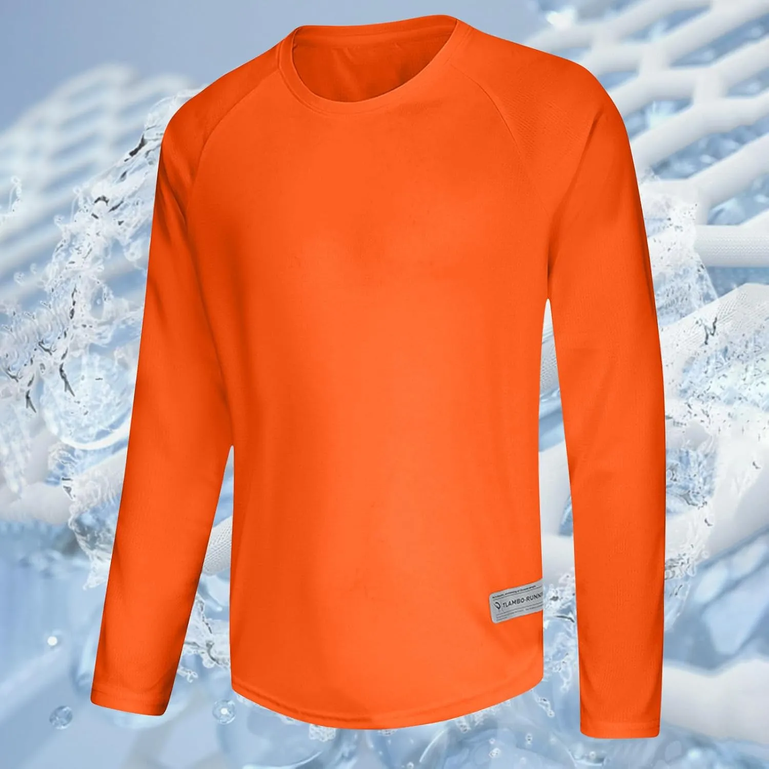 Mens Athletic Workout Shirts Long Sleeve UV Sun Protection Shirts Lightweight Moisture Wicking Quick Dry Gym Tops