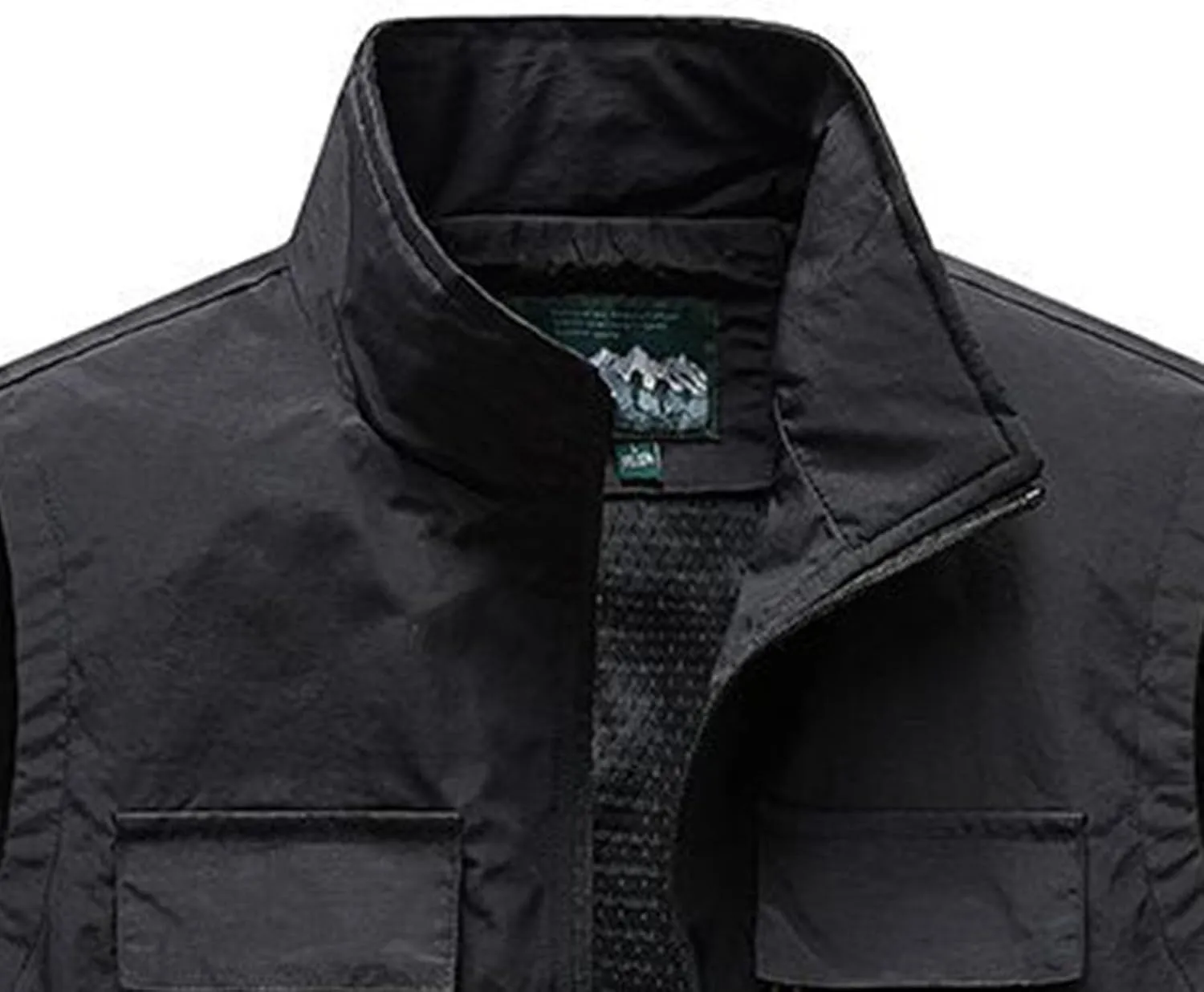 Men's Casual Lightweight Outdoor Vest Work Fish Photo Travel Vest Cargo Utility Vest Multi Pockets Sleeveless Jacket