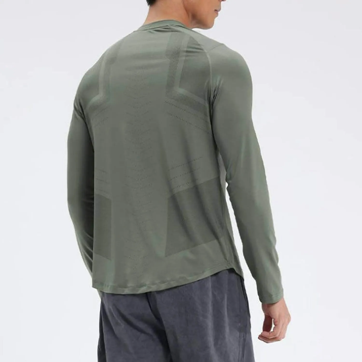 Men's Compression Shirts Long Sleeve Athletic Workout Sports Undershirt Base Layer Top for Winter Quick Dry Running Shirt Top