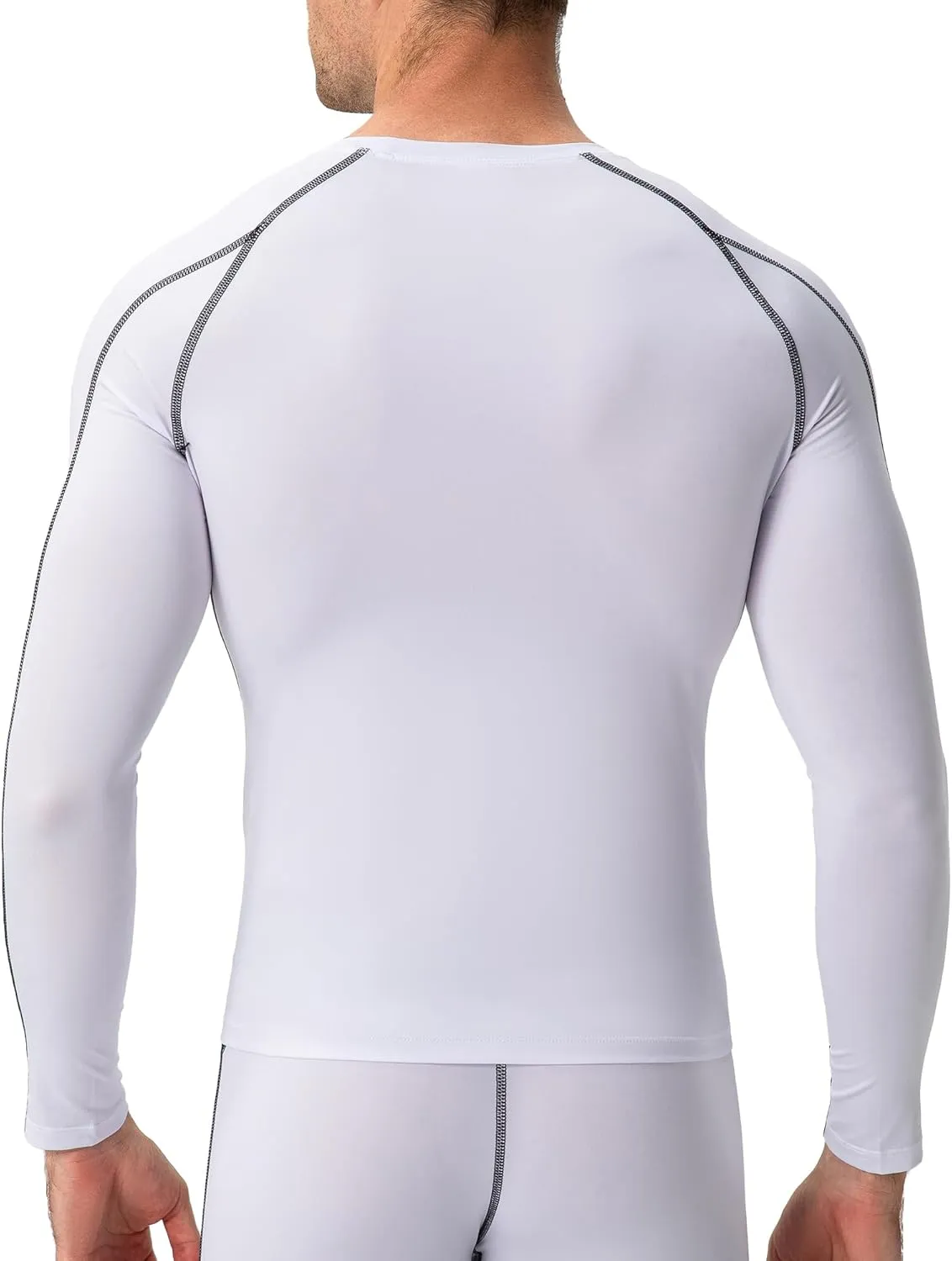 Men's Compression Shirts Long Sleeve Sport Workout T-Shirt Running Cool Dry Tops Active Baselayer Undershirts