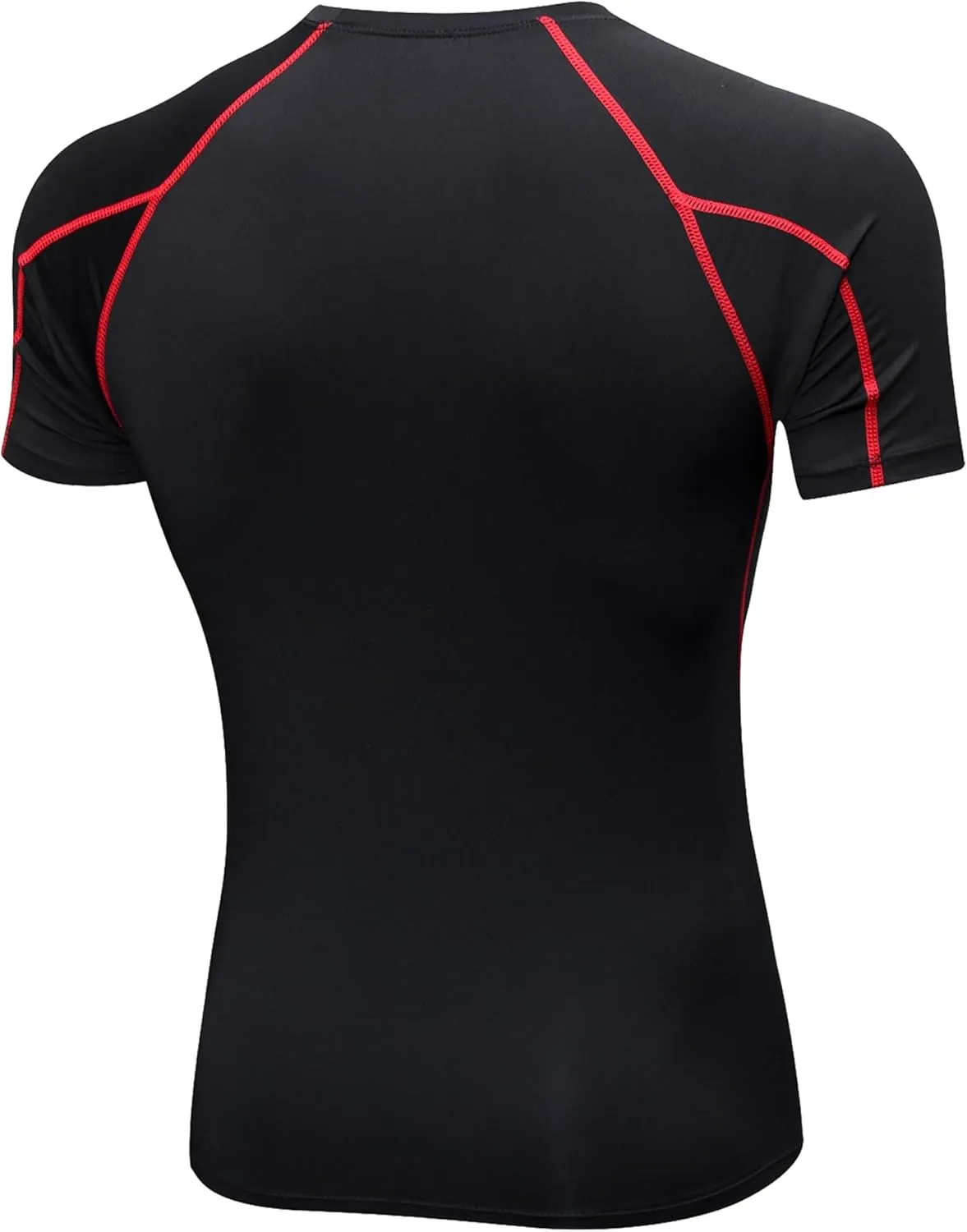 Men's Compression Shirts Short Sleeve Breathable Sports Athletic Quick Dry Tops Workout Base Layer Cycling T-Shirts