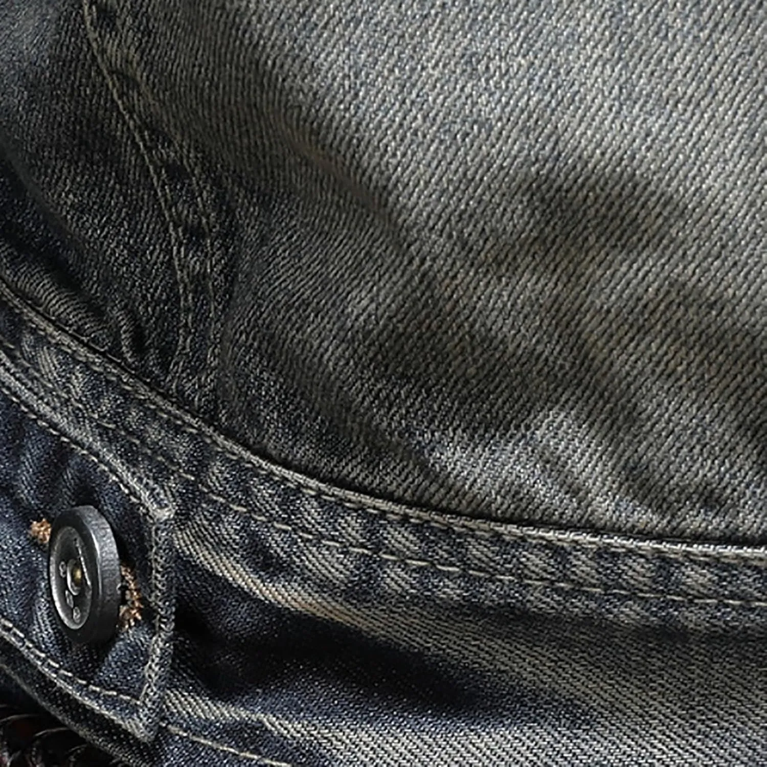 Men's Denim Jacket Fashion Punk Style Hipster Streetwear Coat Zip Pocket Stand Collar Plus Size Cargo Outwear Tops