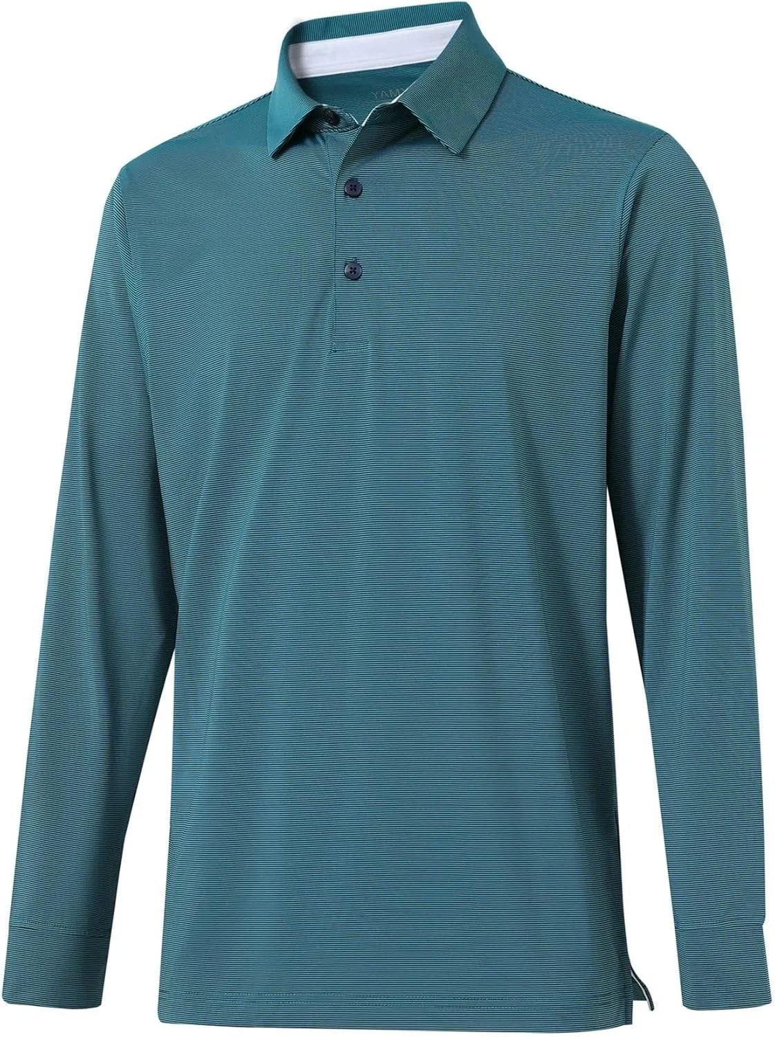 Mens Golf Shirts Long Sleeve Moisture Wicking Collared Work Business Casual Tennis Polo Shirts for Men