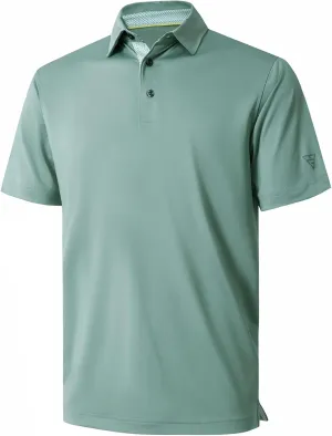 Mens Polo Shirts Short and Long Sleeve Casual Solid Stylish Dry Fit Performance Designed Collared Golf Polo Shirts for Men