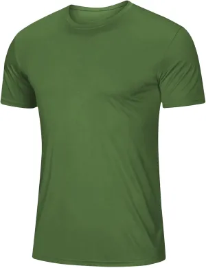 Men's Quick Dry T-Shirt Short Sleeve Moisture Wicking Athletic Running Gym Workout Performance Tee Tops