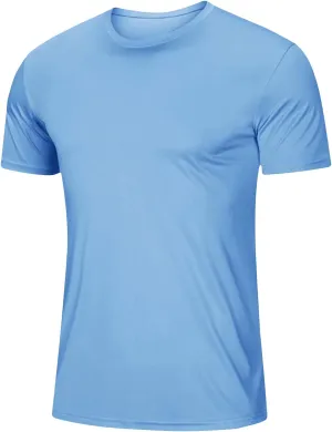 Men's Quick Dry T-Shirt Short Sleeve Moisture Wicking Athletic Running Gym Workout Performance Tee Tops