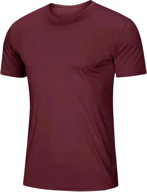 Men's Quick Dry T-Shirt Short Sleeve Moisture Wicking Athletic Running Gym Workout Performance Tee Tops