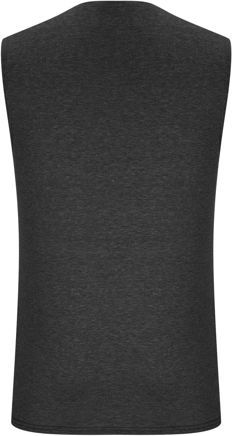 Men's Sleeveless Workout Swim Shirt Quick Dry Athletic Running Gym Muscle Beach Tank Top Cut Off Undershirts Vest