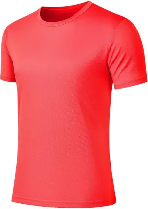 Men's Sport Shirts UPF 50  Quick Dry Rash Guard Athletic Running Swim Tee Top Performance Water Shirts Breathable Tops