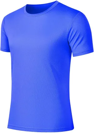 Men's Sport Shirts UPF 50  Quick Dry Rash Guard Athletic Running Swim Tee Top Performance Water Shirts Breathable Tops