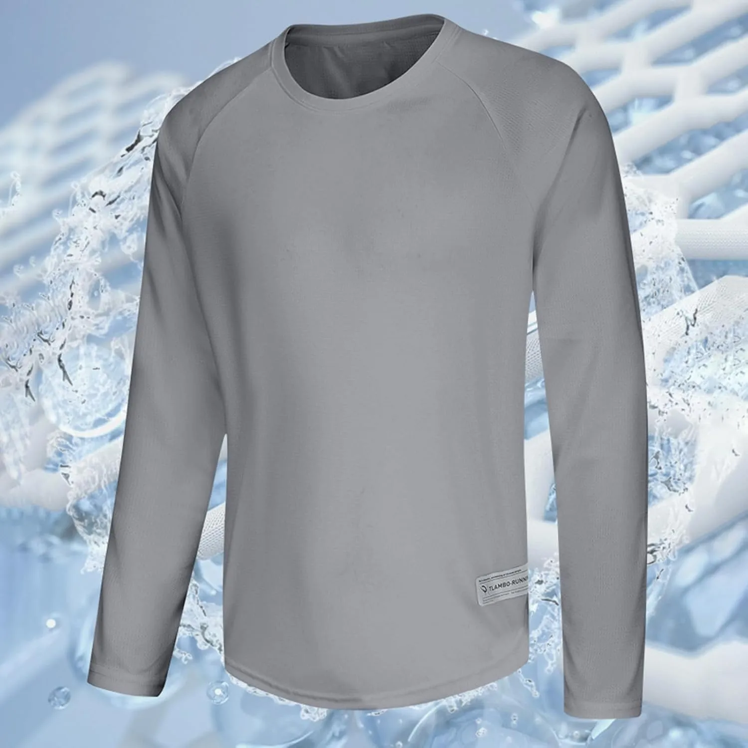 Men's Sun Protection Shirts Uv SPF UPF 50  Long Sleeve Rash Guard Fishing Running Quick Dry Lightweight Shirt