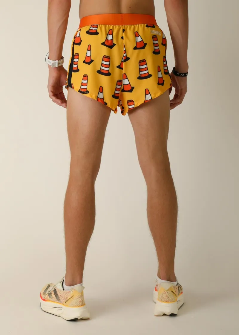Men's Traffic Cones 2" Split Shorts