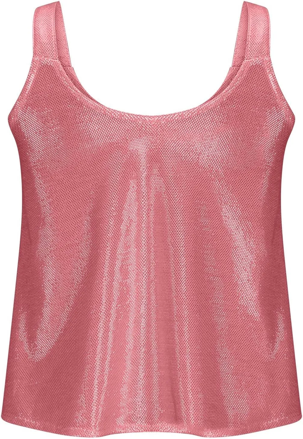 NaRHbrg Sequin Tank Tops for Women Casual Fashion V Neck Strappy Sequin Sparkle Shimmer Camisole Sleeveless Blouses Shirts