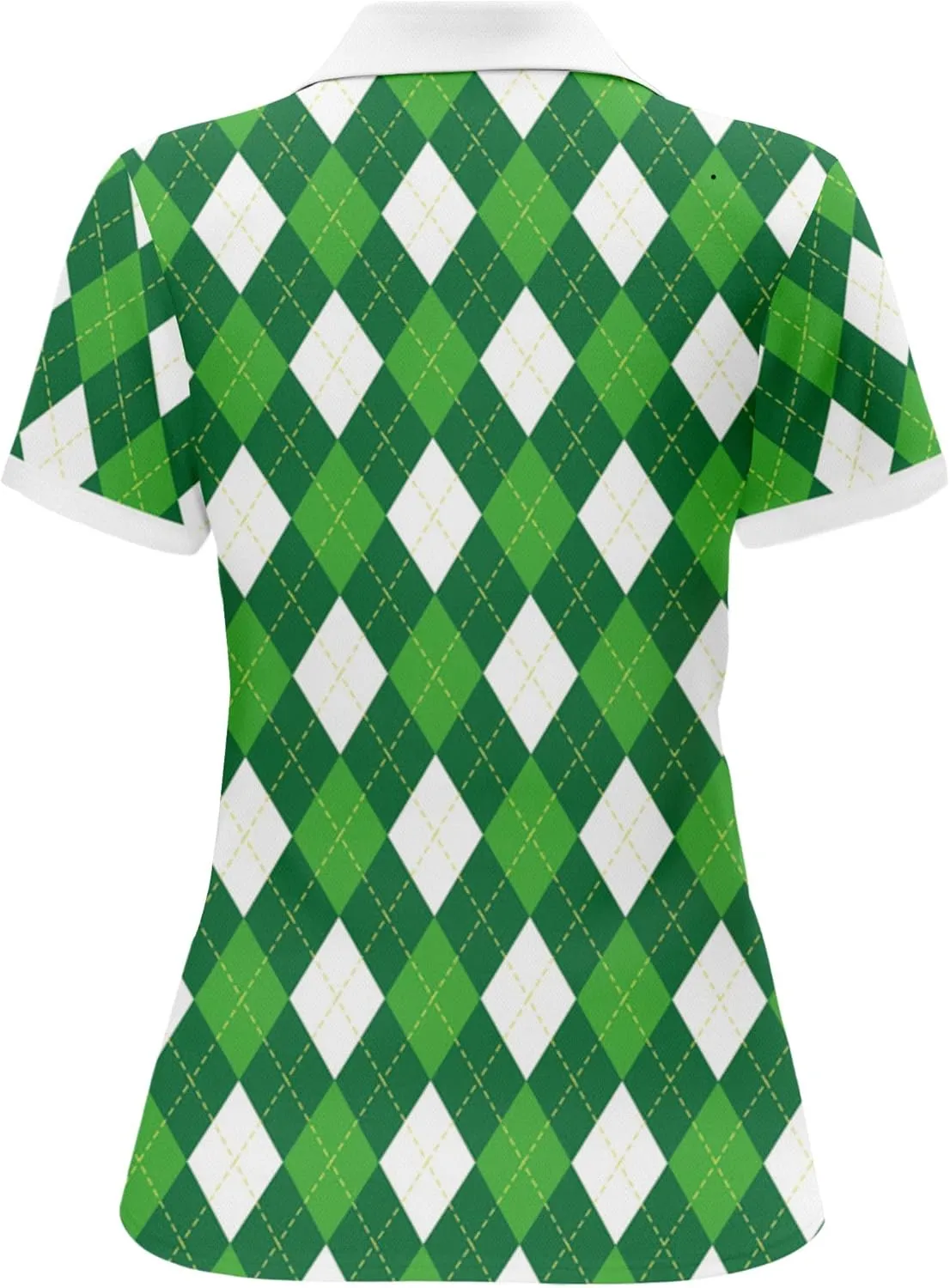 PAGYMO Womens Golf Shirt Funny Hawaiian Crazy Polo Shirts for Women