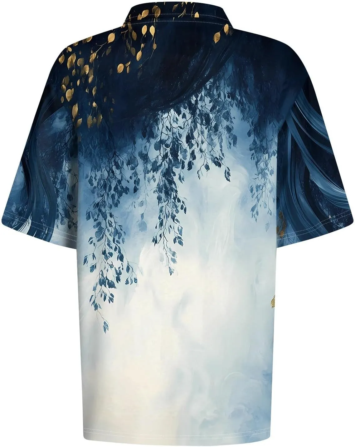 Polo Shirts for Women Short Sleeve Summer Fashion Tops Trendy Floral Print Plus Size Button-Down Tshirts