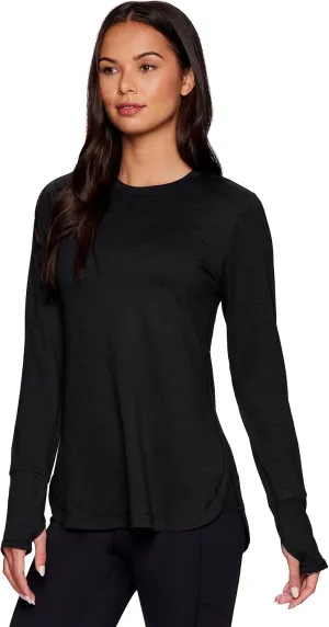 RBX Active Women's Fashion Athletic Yoga Long Sleeve Super Soft T-Shirt