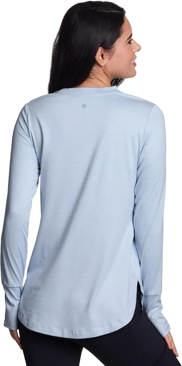 RBX Active Women's Fashion Athletic Yoga Long Sleeve Super Soft T-Shirt
