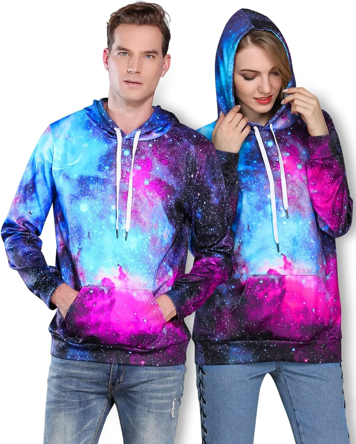 SANKILL Graphic Hoodies for Men Funny Novelty Pullover Sweatshirt Xmas Gifts Black red Anime Hoodie Cool Designs Rapper