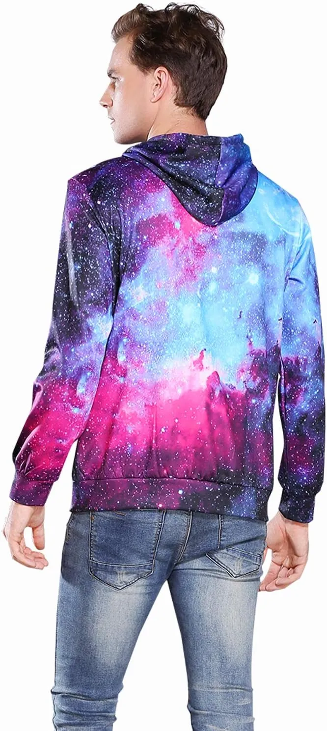 SANKILL Graphic Hoodies for Men Funny Novelty Pullover Sweatshirt Xmas Gifts Black red Anime Hoodie Cool Designs Rapper
