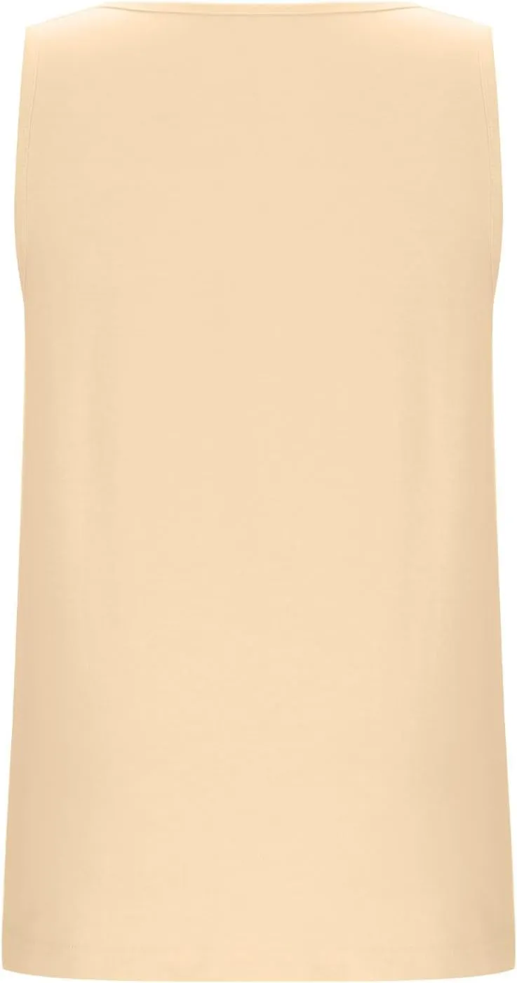 Sleeveless Round Neck Tank Tops for Women Cotton Breathable Summer Camisole Loose Fit Casual Basic Solid Color Tee