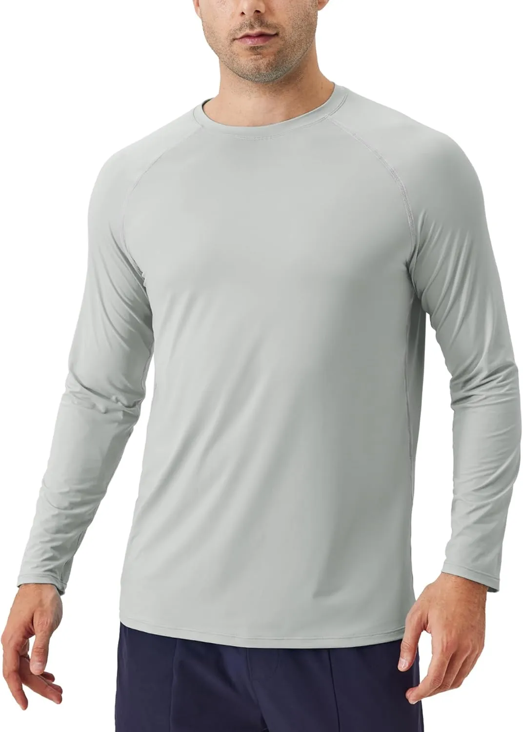 SPVISE Men's Long Sleeve Shirts UPF 50  UV Sun Protection Athletic Shirts Quick Dry Rash Guard Fishing Running T-Shirt Tops