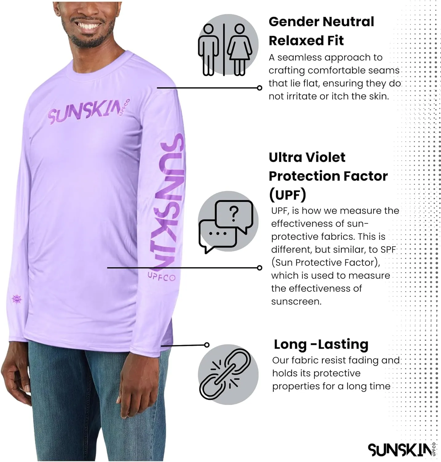 SUNSKIN Women's UPF 50 Long Sleeve Swim Shirt Rash Guard Quick Dry Lightweight