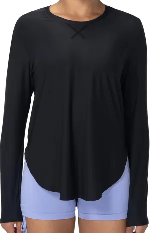 Sunzel Women's Sun Shirts UPF 50  Long Sleeve Tops with Quick Dry and UV Protection for Hiking, Gym and Rash Guard Wear