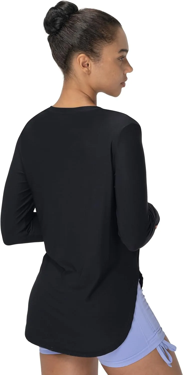 Sunzel Women's Sun Shirts UPF 50  Long Sleeve Tops with Quick Dry and UV Protection for Hiking, Gym and Rash Guard Wear