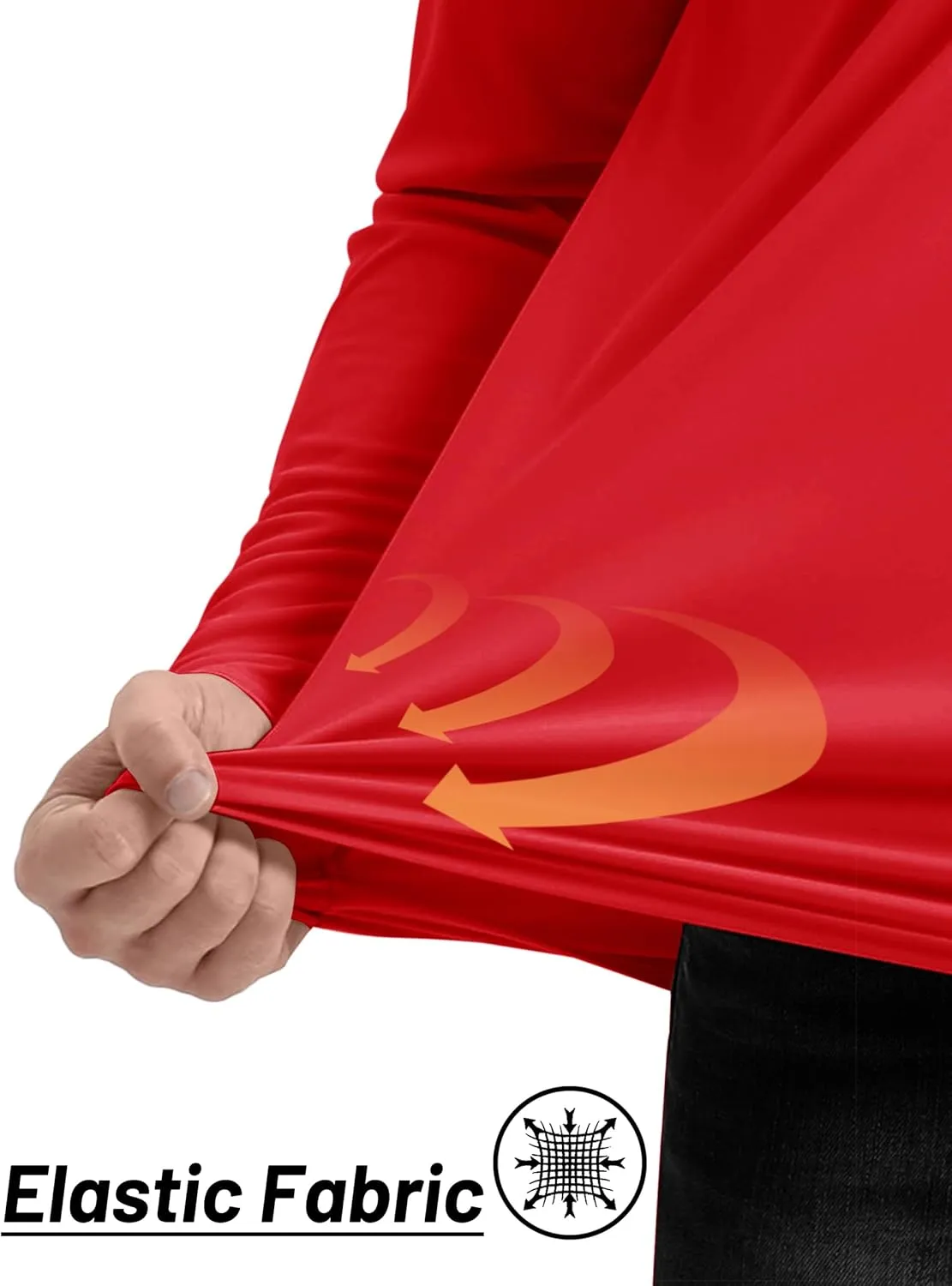 TACVASEN Men's Long Sleeve Athletic Shirts 1/4 Pullover Zip Sun Protection Rash Guard UPF 50  Outdoor Running T-Shirts