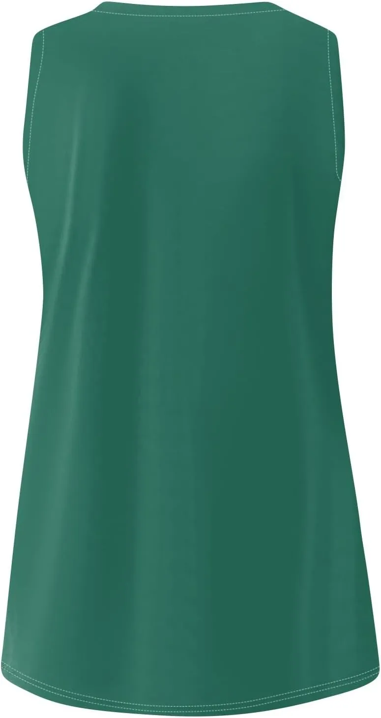 Tank Top Women 2025 Casual Soft Loose Spring Summer V Neck Sleeveless Tee Shirts Basic Trendy Outfits Clothes