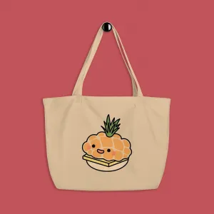 Tropical Pineapple Bun Large Tote