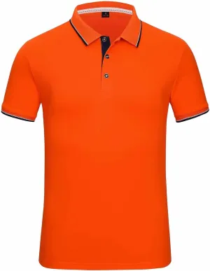 Unisex Polo Shirts Moisture Wicking Quick-Dry Short Sleeve 3 Buttons Solid Golf Shirt Casual Premium Summer Workout Tee Tops
