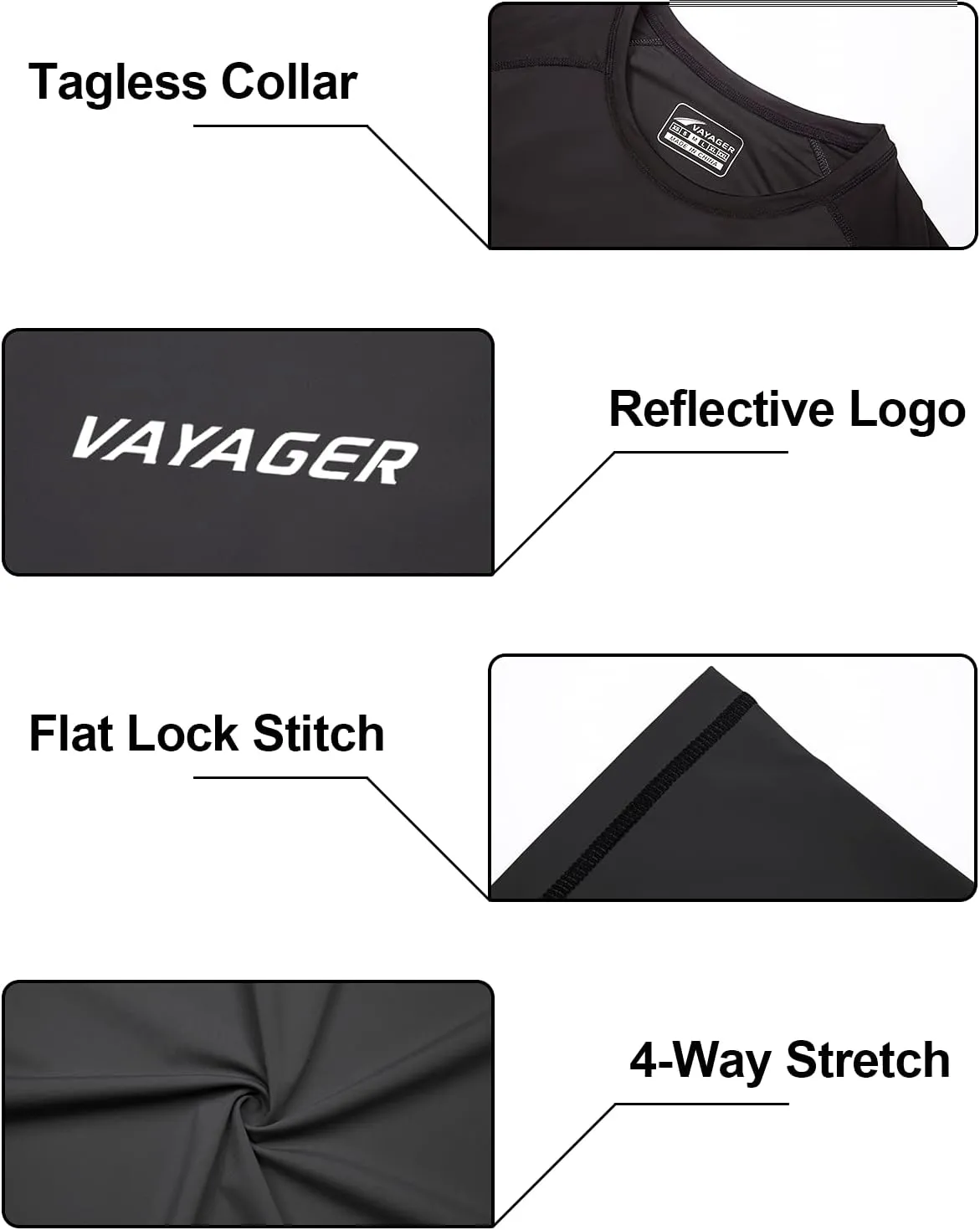 VAYAGER Men's Swim Shirts Rash Guard UPF 50  T Shirts Quick Dry Loose Fit Water Surfing Shirt