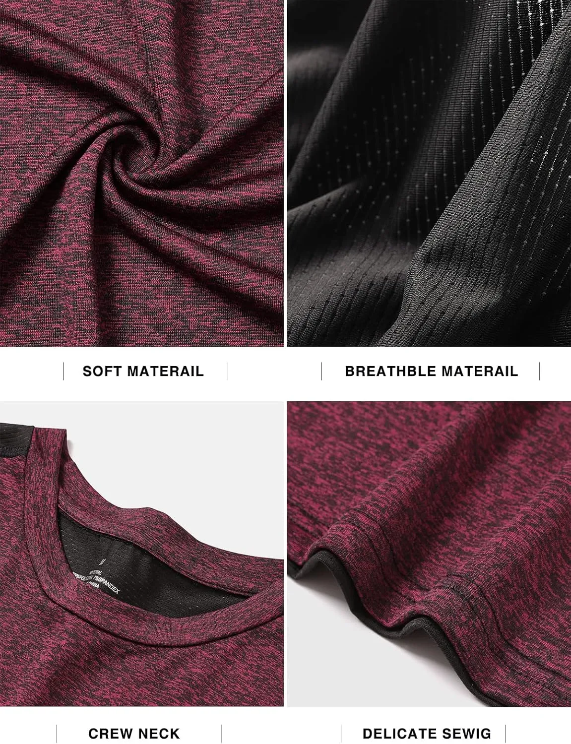 Vislivin Men's 4 Pack Tank Tops Sleeveless Workout Quick Dry Shirts Gym Muscle Shirts Athletic Bodybuilding Tee