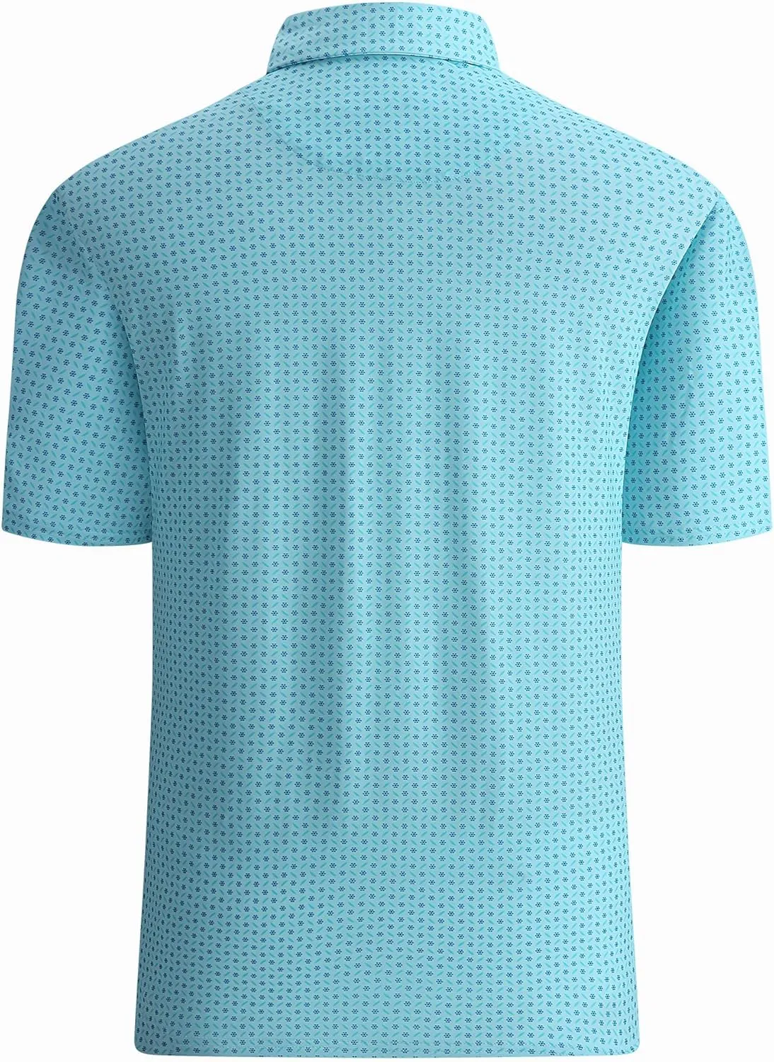 WARHORSEE Mens Golf Polo Shirts Short Sleeve Quick Dry, Performance Stretchy Casual Polo Shirts for Men