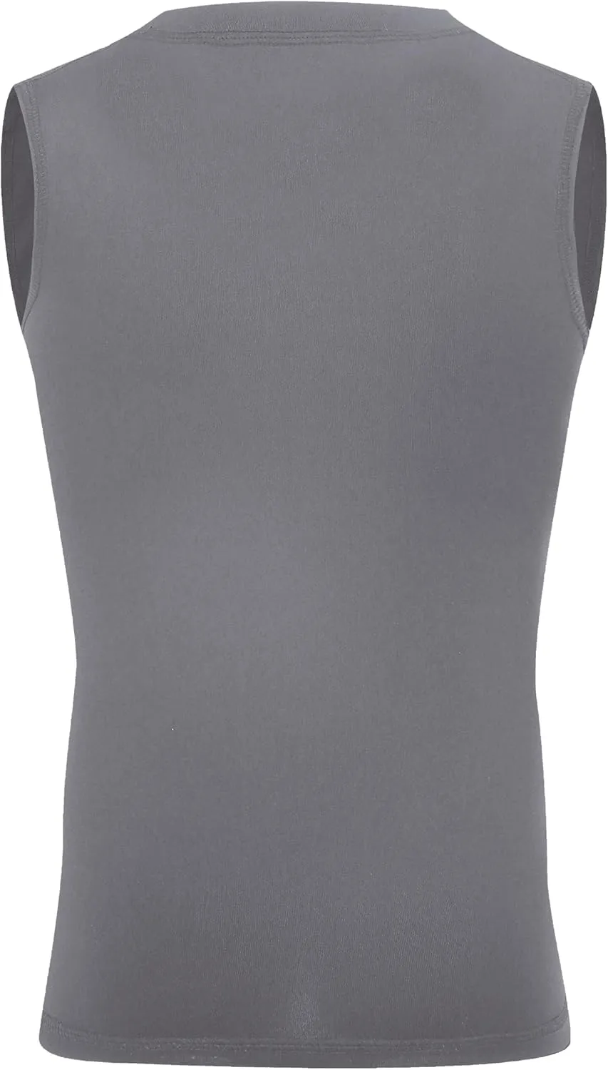 Youth Boy Girls Sleeveless Compression Shirt Kid Athletic Tank Top Quick Dry Basketball Football Undershirt
