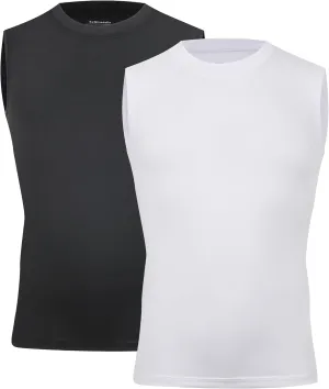 Youth Boy Girls Sleeveless Compression Shirt Kid Athletic Tank Top Quick Dry Basketball Football Undershirt