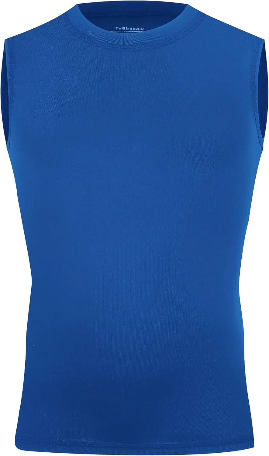 Youth Boy Girls Sleeveless Compression Shirt Kid Athletic Tank Top Quick Dry Basketball Football Undershirt